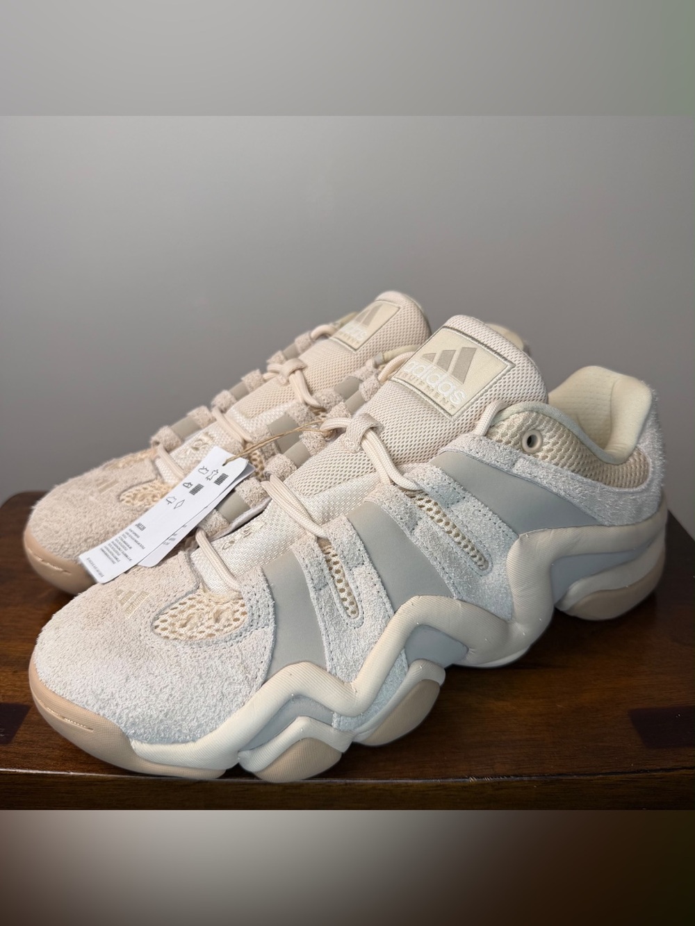 adidas Crazy 8 Low JI0339 Men’s 12.5 Halo Ivory Beige New Tags No Box